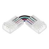 Conector Esquinero Tira Led Rgb 5050 Sin Soldar Hippo X10