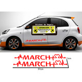 Stickers Calcomanias Para Auto March Ambos Lados March 9 Bc