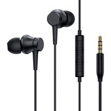 1hora Audifonos Manos Libres Auriculares Con Microfonos In-ear  Earbuds Accesorios Para Celulares Aut111 Negro