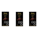 Chocolate Pack X3 Un Costa Cacao 62% Barra 80gr 