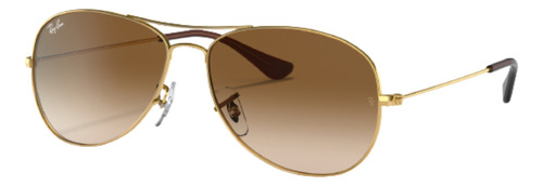 Ray-ban Aviator Cockpit Rb3362 - Light Brown - Degradada - Polished Gold - Metal - Polished Gold - Metal - Standard