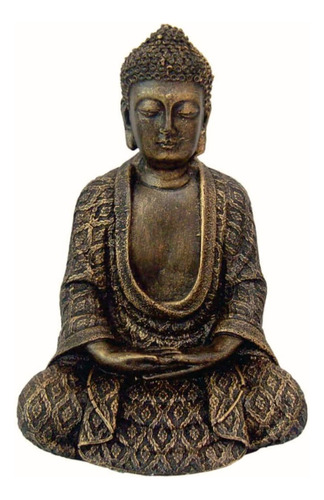 Buda Hindu Resina Tailandês Grande 30 Cm  Estatua