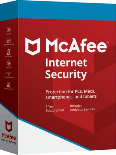 Mcafee Internet Security 2010  1 Pc / 1 Año
