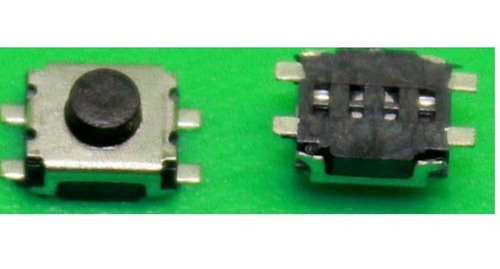 Tact Switch Smd 3x3.5mm 4 Pines Alto 2mm Pack X 50 Unidades