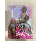 Boneca Barbie Cadeirante Negra Fashionista