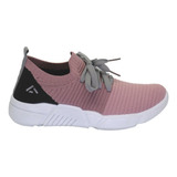 Tenis Deportivo Mujer Duo Pack Mesh Negro Rosa 7508 And21