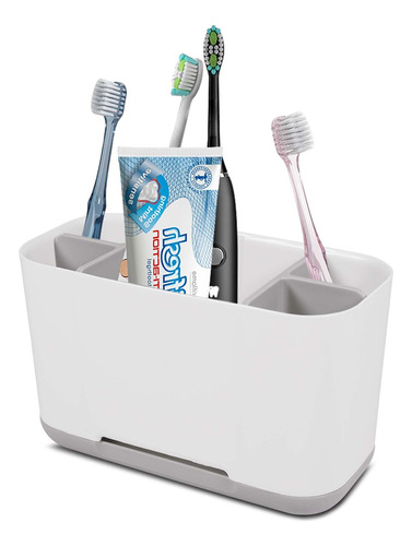 Porta Cepillos Pasta Dental De Organizador Para Baño Grande