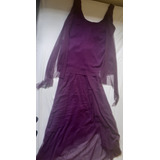 Conjunto Falda Y Blusa Claudia Larreta - Violeta- Elegante