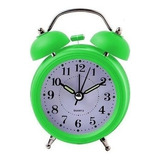 Reloj Despertador Antiguo Metalico Doble Campana Colores