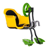 Cadeira De Bicicleta Frontal Luxo Amarela Patas Coloridas