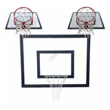 Tabela De Basquete Em Madeira Cesta Basketball 45cm Com Rede