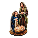 Presépio De Natal Sagrada Família 45 Cm - Resina Premium T