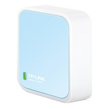 Router Tp-link Tl-wr802n Celeste Y Blanco 220v