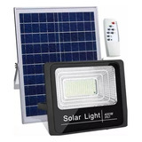 Foco Led Proyector Con Panel Solar 400w + Control Remoto