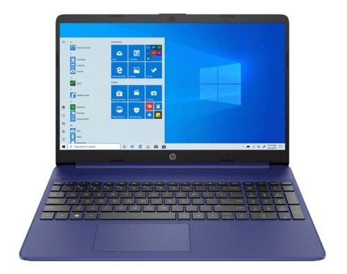 Laptop Hp 15.6  Amd R3 , 12gb, 256gb Ssd, W10home Azul Nuevo