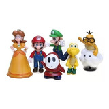 Super Mario Colección De 6 Muñecos Juguete 