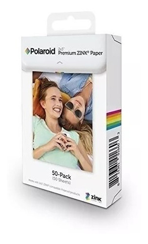 Polaroid Premium Zink 2x3 Papel De Fotografias - 50 Unidades