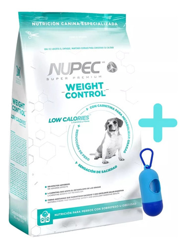 Croquetas Nupec  Weight Control 15kg + Regalo Para Tu Perro