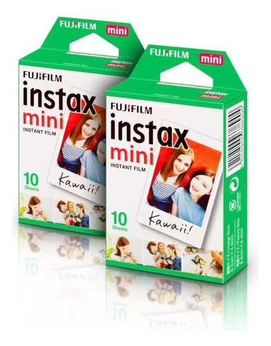 Papel Filme Para Instax Mini 7, 8, 9, 11, 12 - Pack 20 Fotos