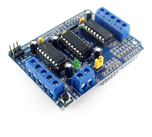 Motor Shield Driver L293d Paso A Paso Dc Servo Arduino L293 