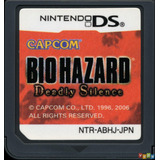 Biohazard Deadly Silence - Nintendo Ds Japones ( Usado )
