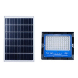 Foco Solar 100w + Panel Solar Y Control Remoto 