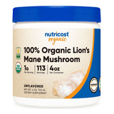 Cogumelo Juba De Leão Lion's Mane 113g Nutricost = Now Foods