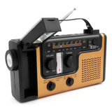 Radio De Emergencia Radio Solar De Manivela Con Función Bt T