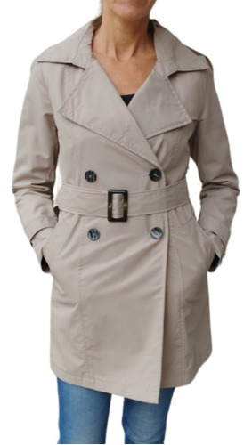 Piloto Trench Mujer Impermeable