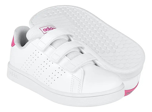 Tenis Niña adidas Advantage Court Ig2521 Simi Bco 17-21.5 | Envío gratis