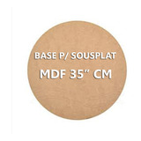 Sousplat,circulo,base Mdf 35cm Kit Com 150 Peças