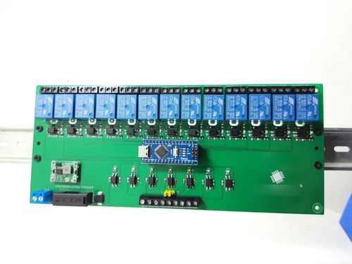 Tarjeta Plc Arduino Nano 24v 13 Salida Rele 12a-7 Entrada 5v