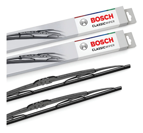 Par Palheta Limpador De Parabrisa Dianteiro Bosch Eco