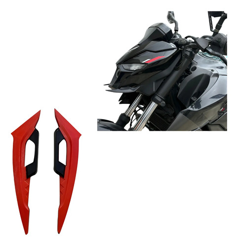 Aleron Decorativo Winglet Para Faro Pulsar N250 Ns200 Ns400 | MercadoLibre