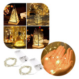 Kit 10 Fio Fada 3m 30 Leds Cordão Luz Decoração Luzes Natal