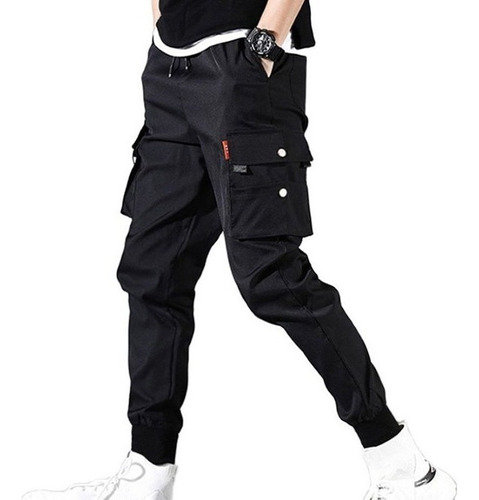 Pantalones Cargo For Hombre Joggers Casuales Hip Hop .