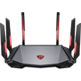 Msi Radix Axe Wifi 6e Tri-band Gaming Router, Ai Qos, Rgb