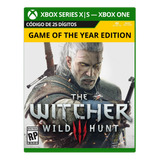 The Witcher 3 Goty Edition Xbox - Código De 25 Dígitos