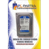 Disco Duro Pc 500gb Usado Varias Marcas