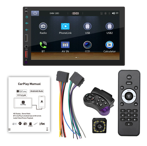 Reproductor Mp5 Para Coche Android, Compatible Con Pantalla