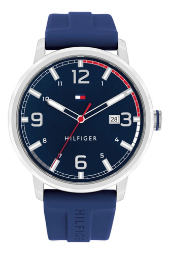 Reloj Tommy Hilfiger 1710482 Silicona Azul Hombre 44 Mm