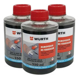 Kit 3und Removedor De Ferrugem Wmax Corrosão Wurth 250ml