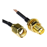 Cable Pigtail Extension Rp Sma M H 10mts Calidad
