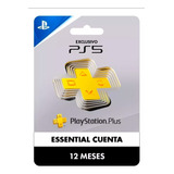 Ps Plus 12 Meses Essential Ps4