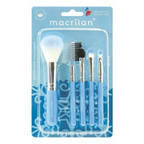 Kit Kp9-6 Com 5 Pincéis Para Maquiagem - Macrilan  Princess