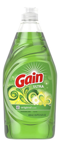 Gain Ultra Jabon Liquido Para Lavavajillas, Aroma Original