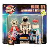 Astro Venture Pack Figura Astronauta Y Astroanimal