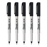 5 Marcadores Permanente Sharpie Ultra Fino  0.3mm