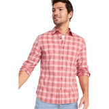 Camisa Hombre Old Navy Casual Everyday Slim Fit Rojo