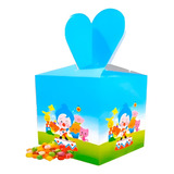 X6 Cajas De Regalo Para Dulces Cotillón Decoración Plim Plim